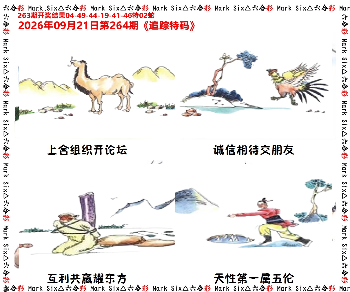 追踪特码 第264期