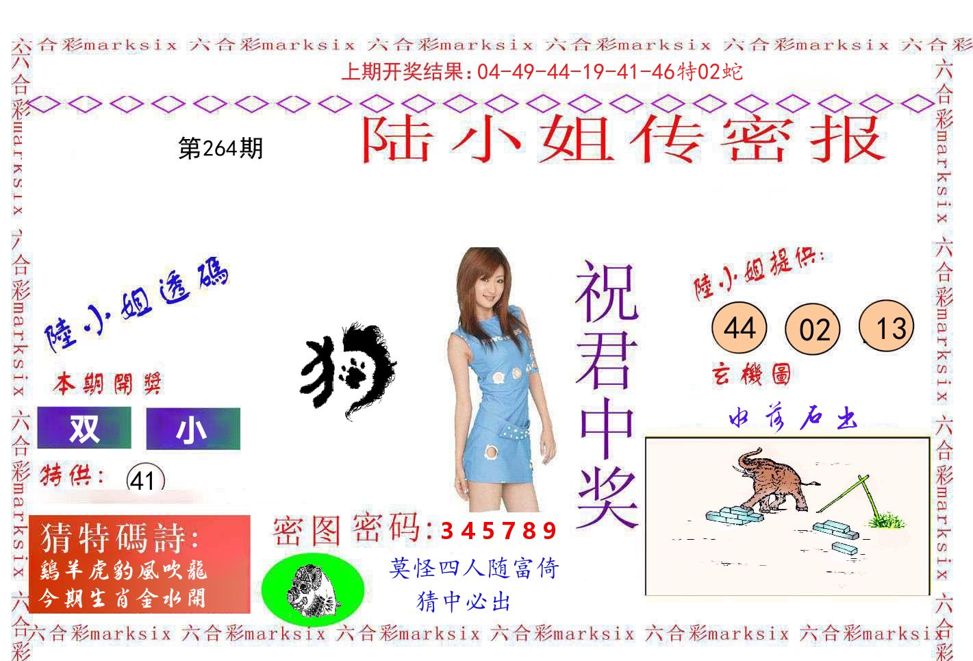 陆小姐密报 第264期