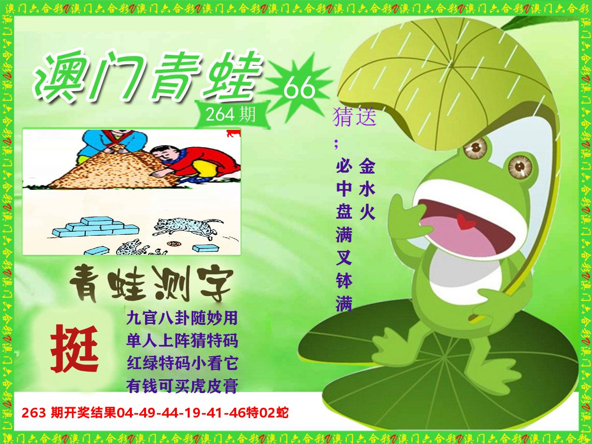 青蛙系列66 第264期