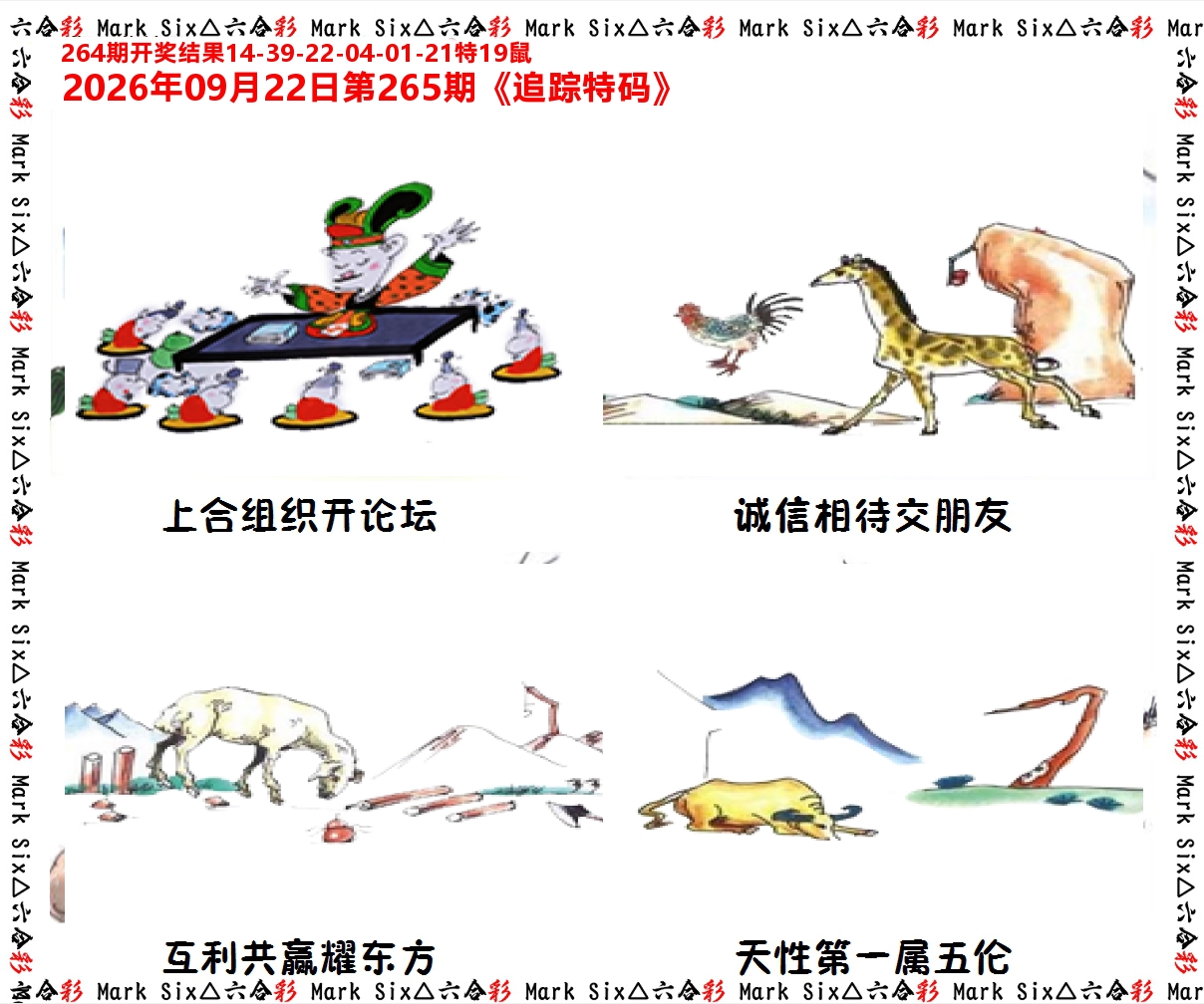 追踪特码 第265期