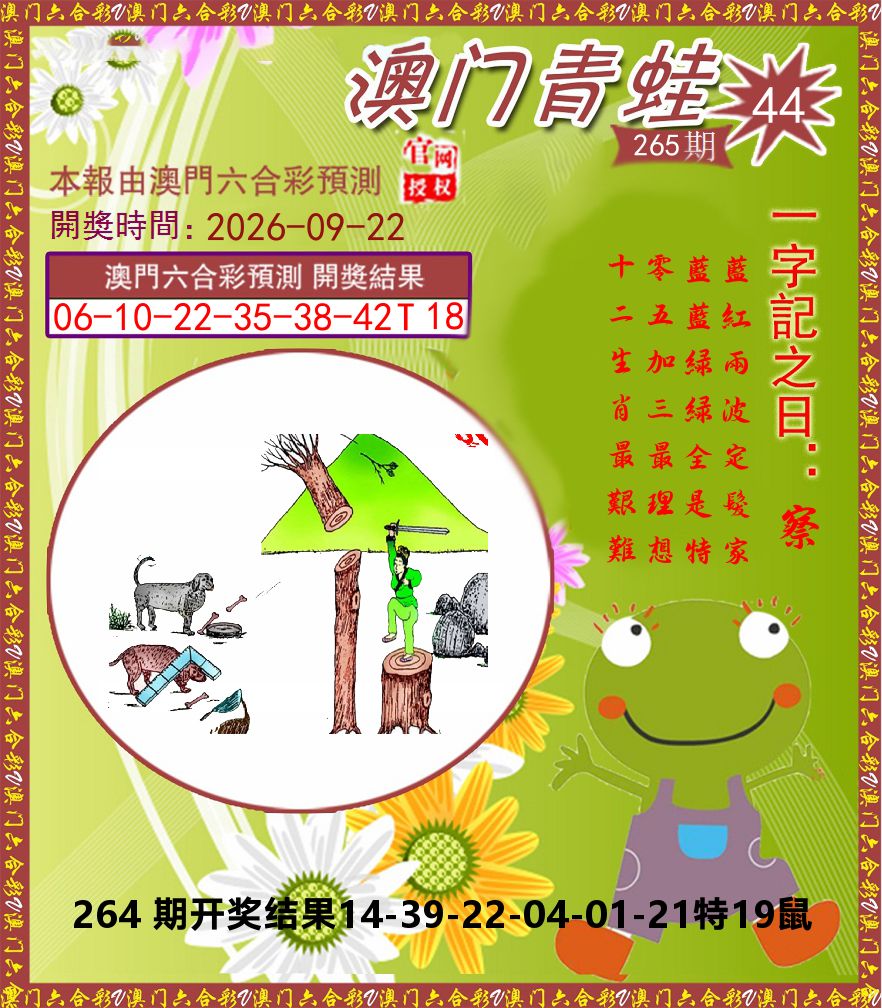 青蛙系列44 第265期