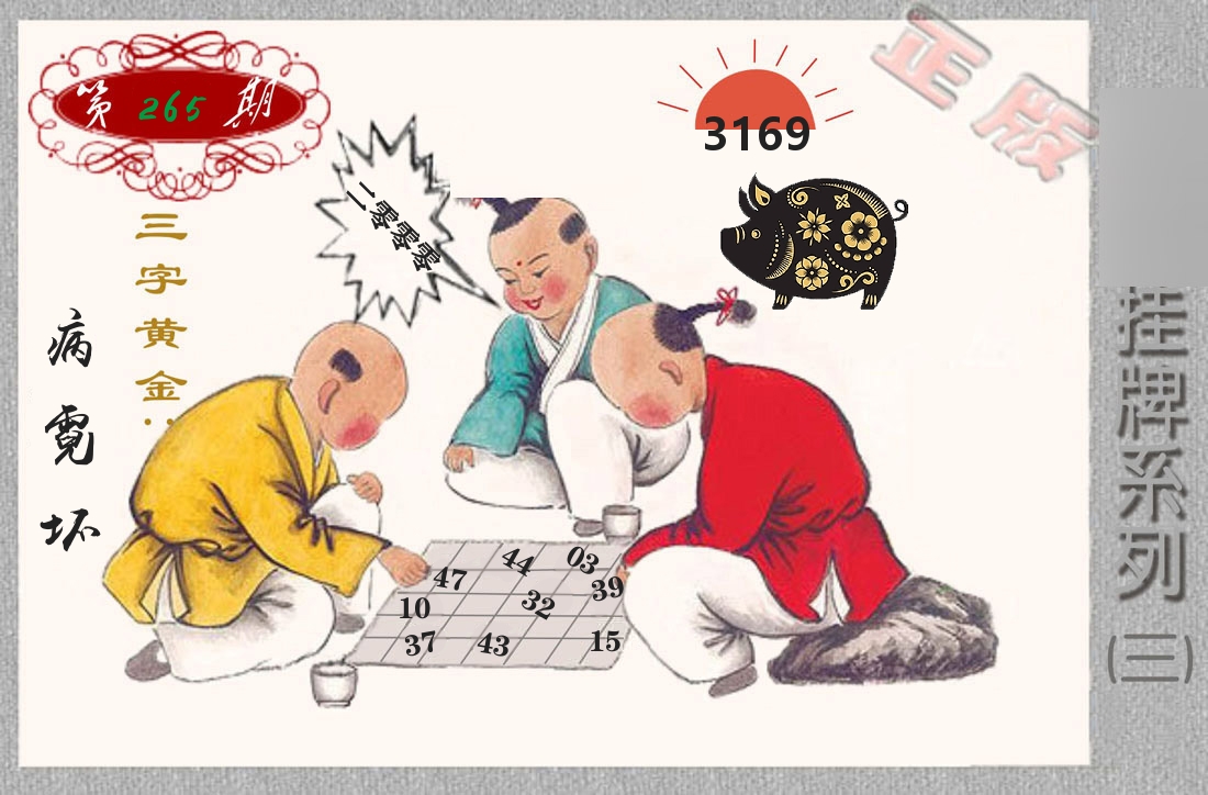 挂牌系列3 第265期