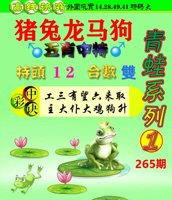 青蛙彩图 第265期