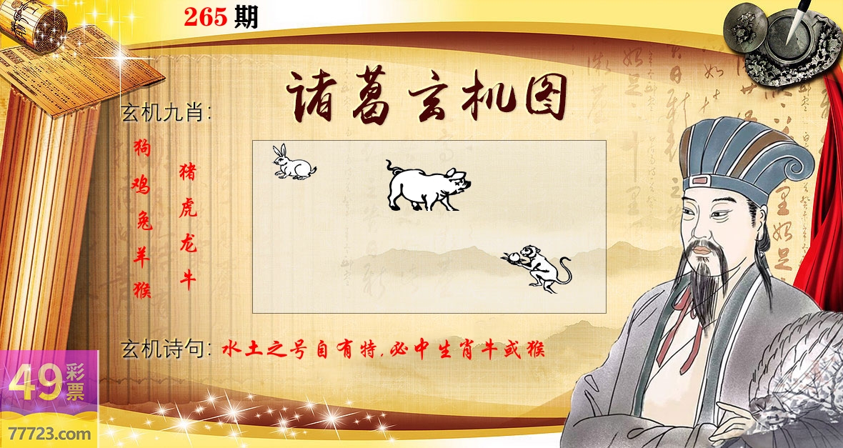 诸葛玄机图 第265期