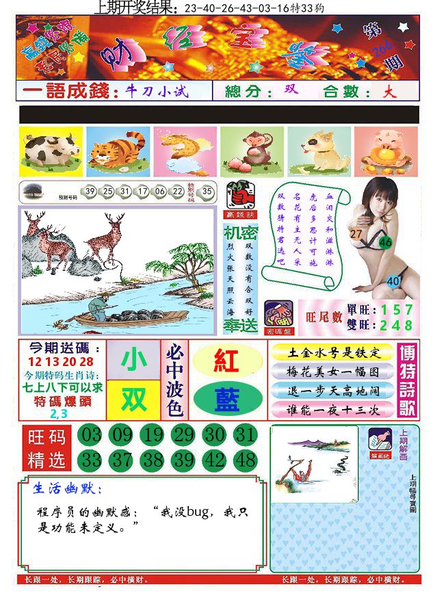 澳门财经宝鉴 第266期
