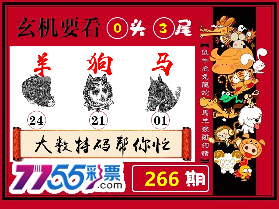 玄机要看 第266期