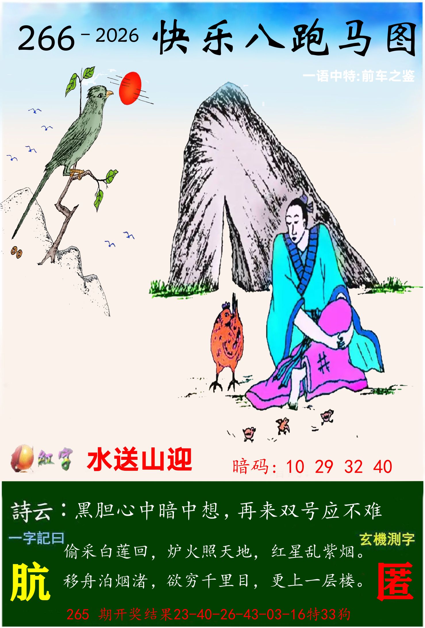 澳门跑马 第266期