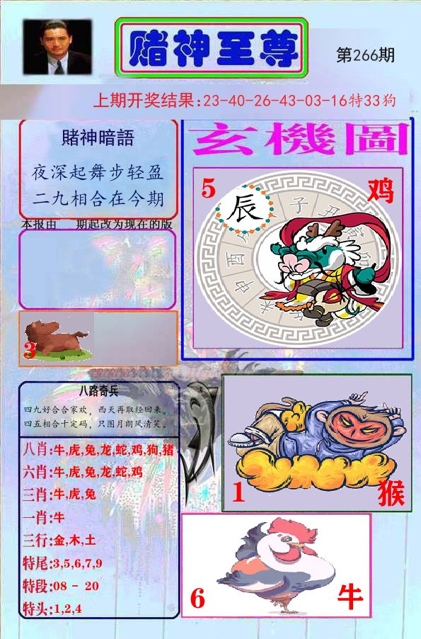 赌神至尊 第266期