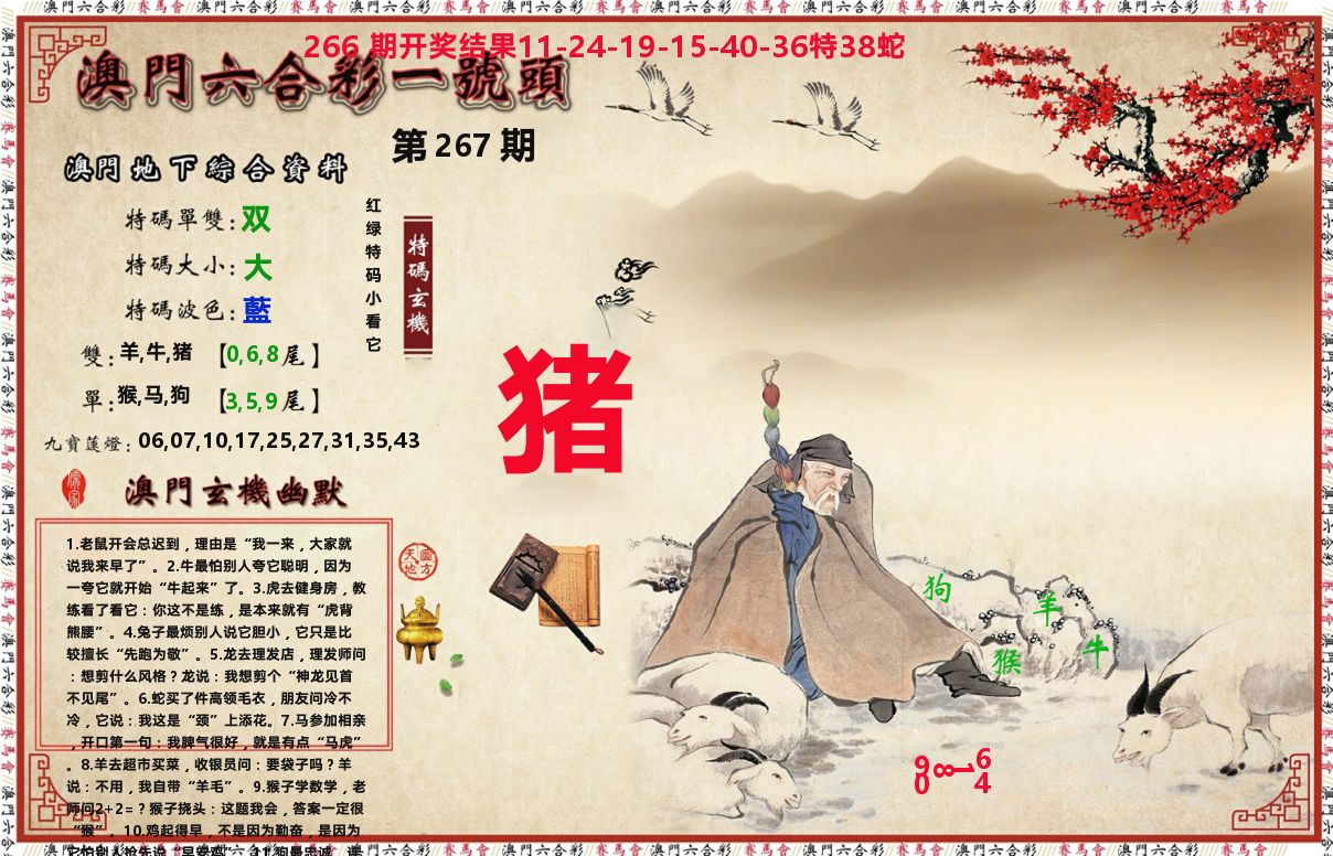 一号头 第267期