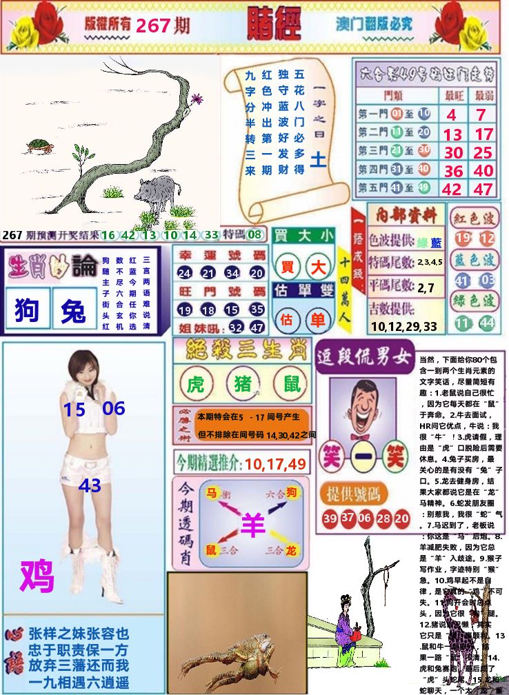 澳门赌经 第267期