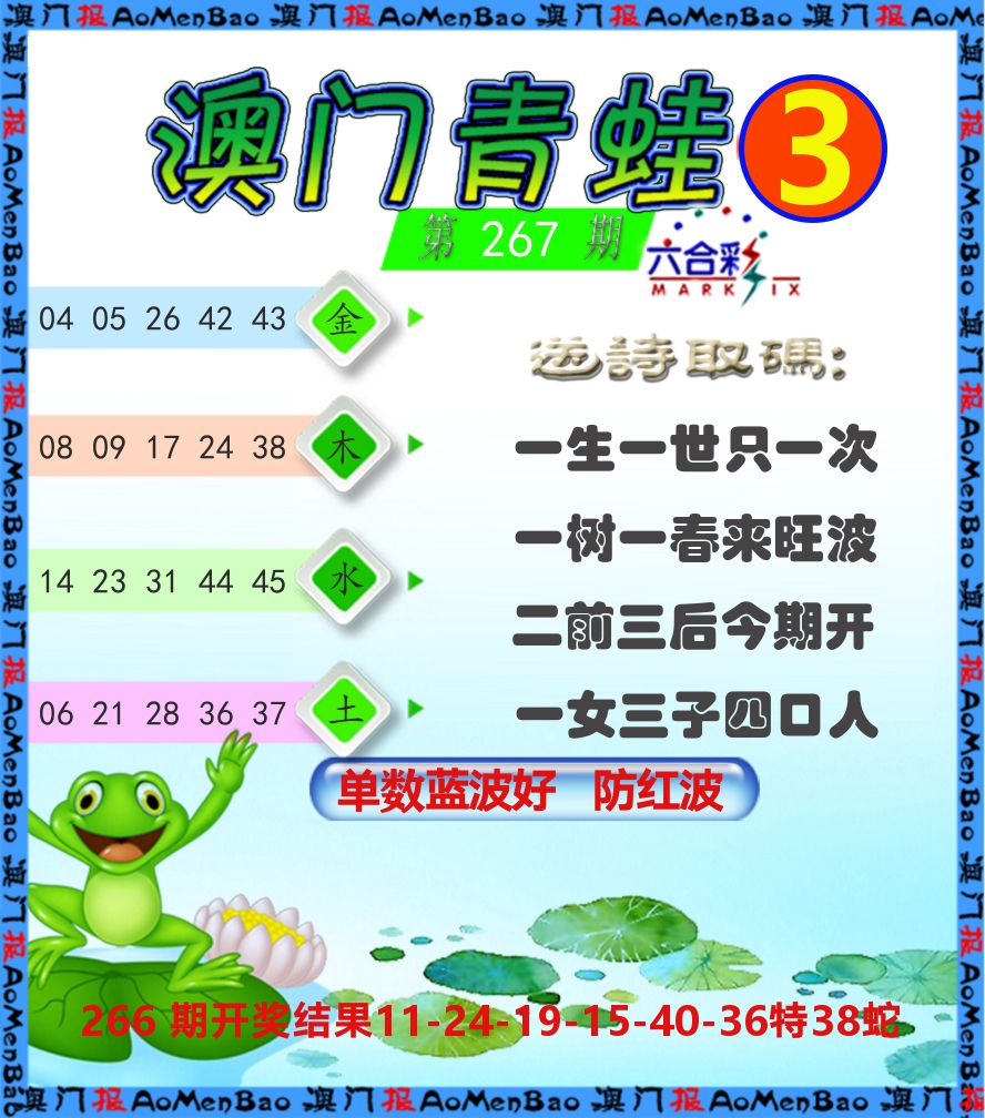 青蛙系列3 第267期