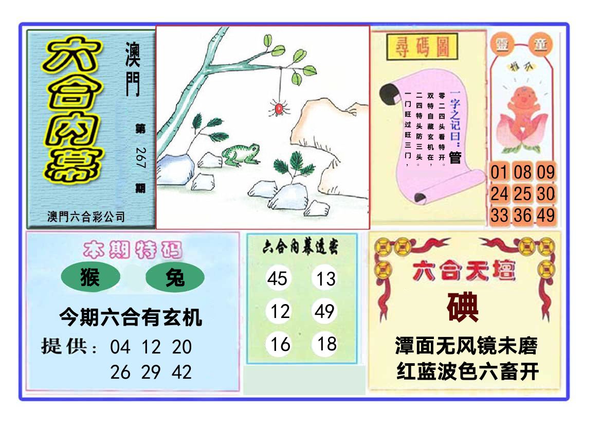 六合内幕 第267期