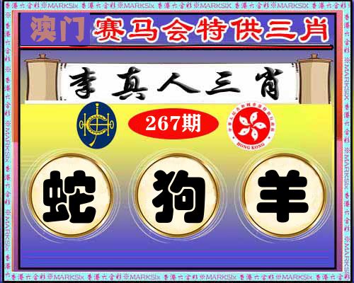 特供三肖 第267期