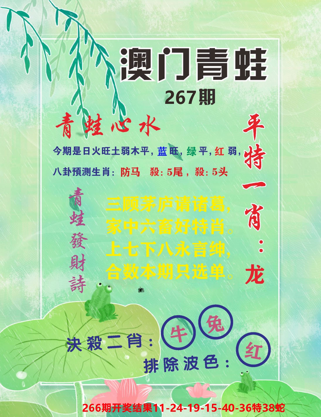 澳门致富经C 第267期