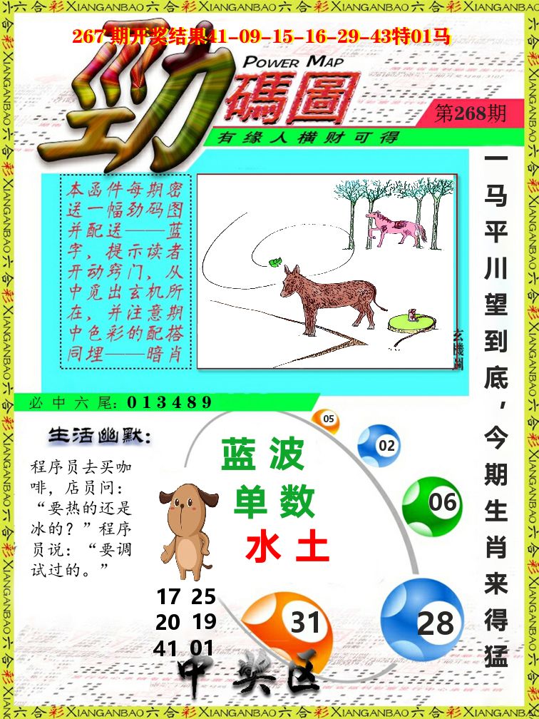 劲码图 第268期