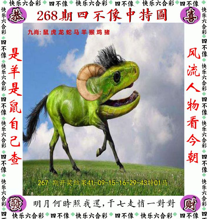 四不像 第268期