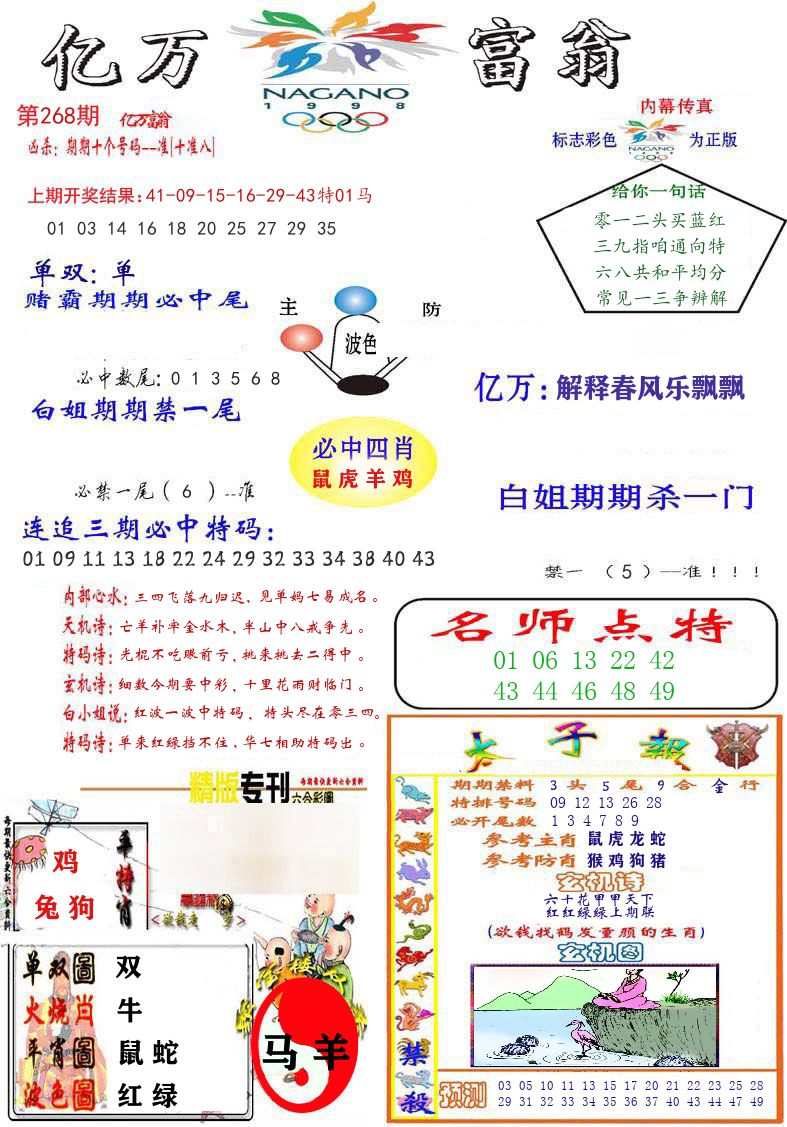 亿万富翁 第268期