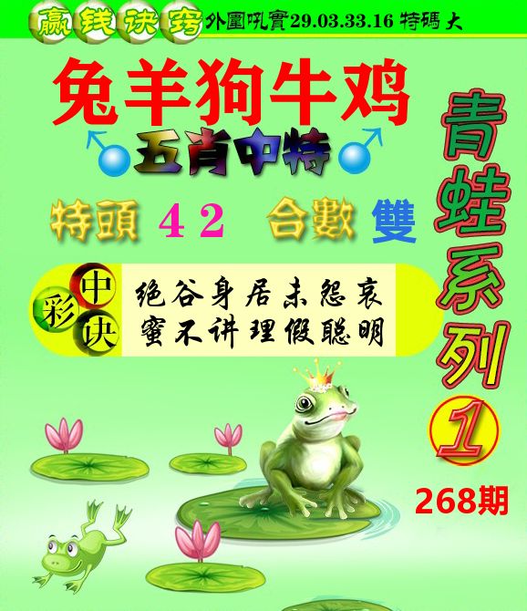 青蛙彩图 第268期