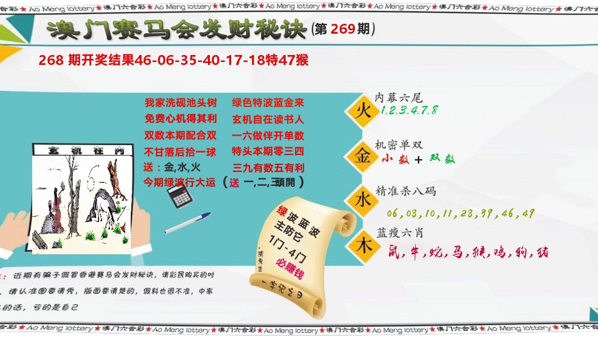 发财秘诀 第269期