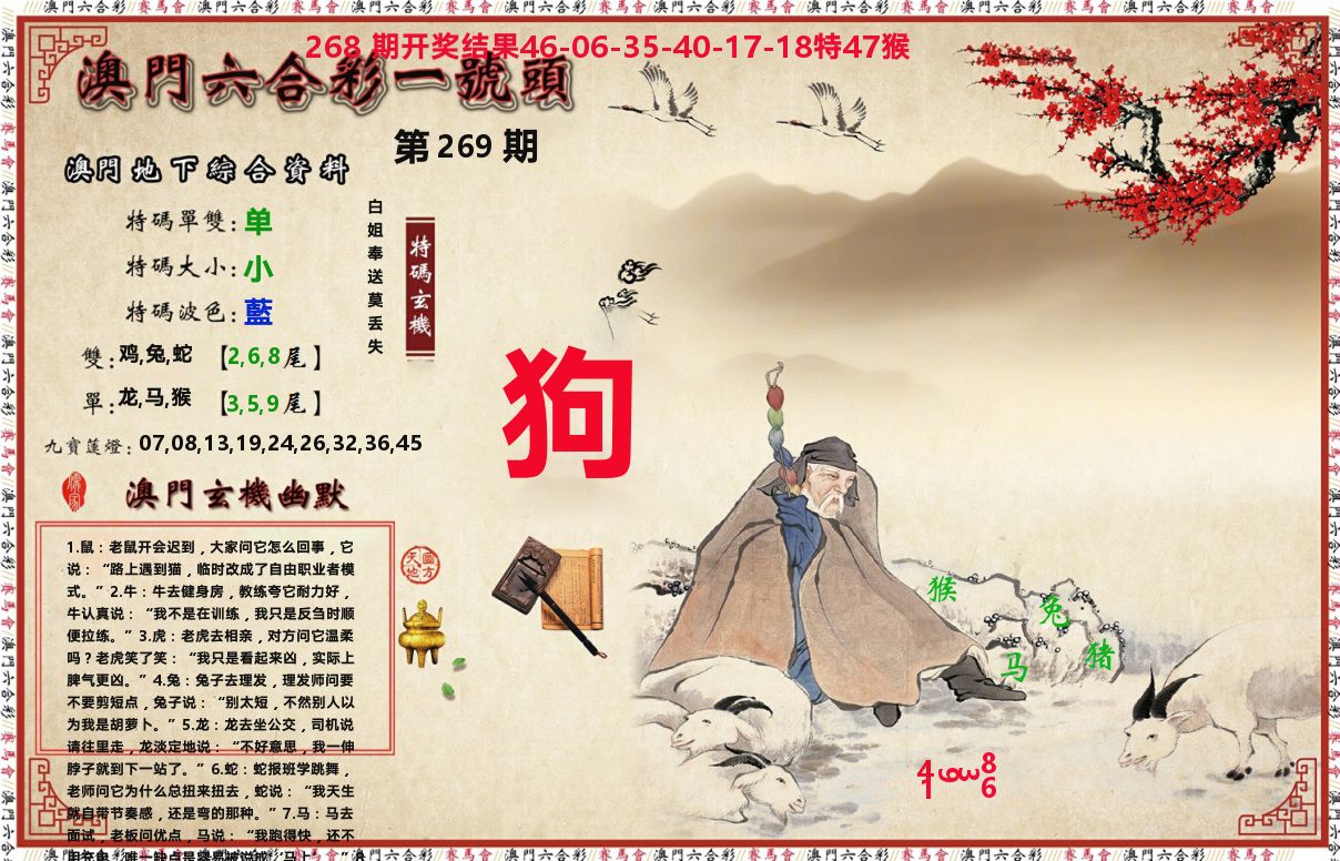 一号头 第269期