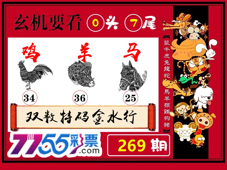 玄机要看 第269期