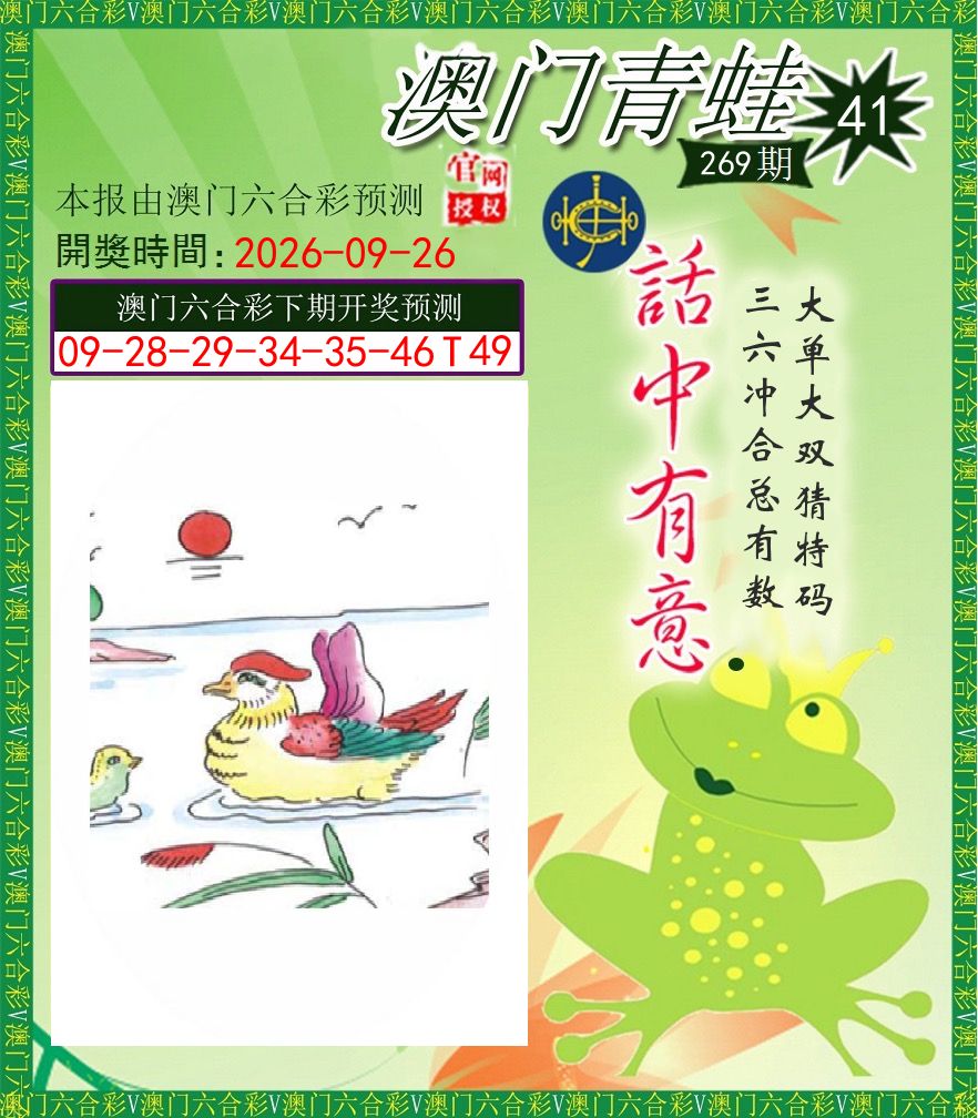 青蛙系列43 第269期