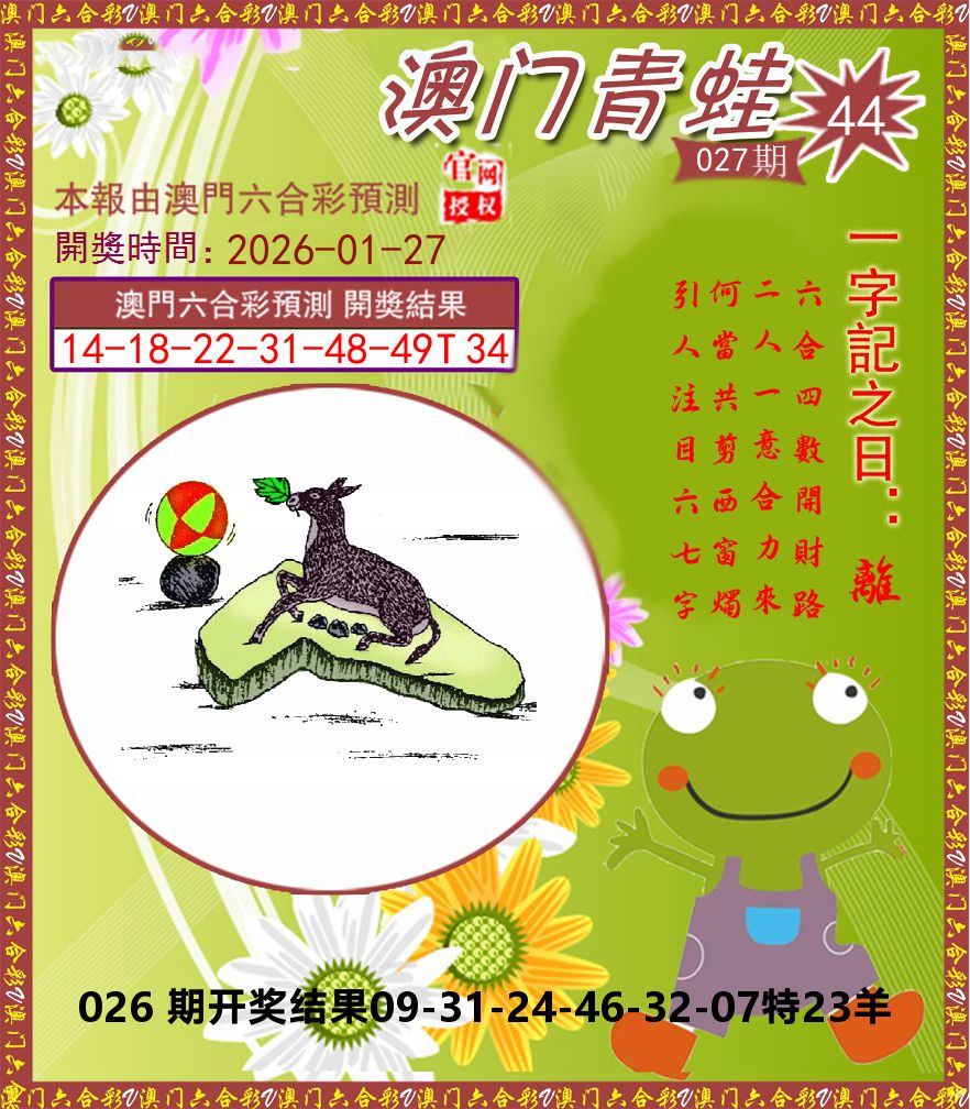 青蛙系列44 第27期