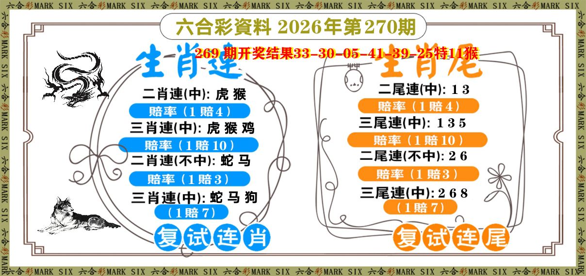 复试连 第270期