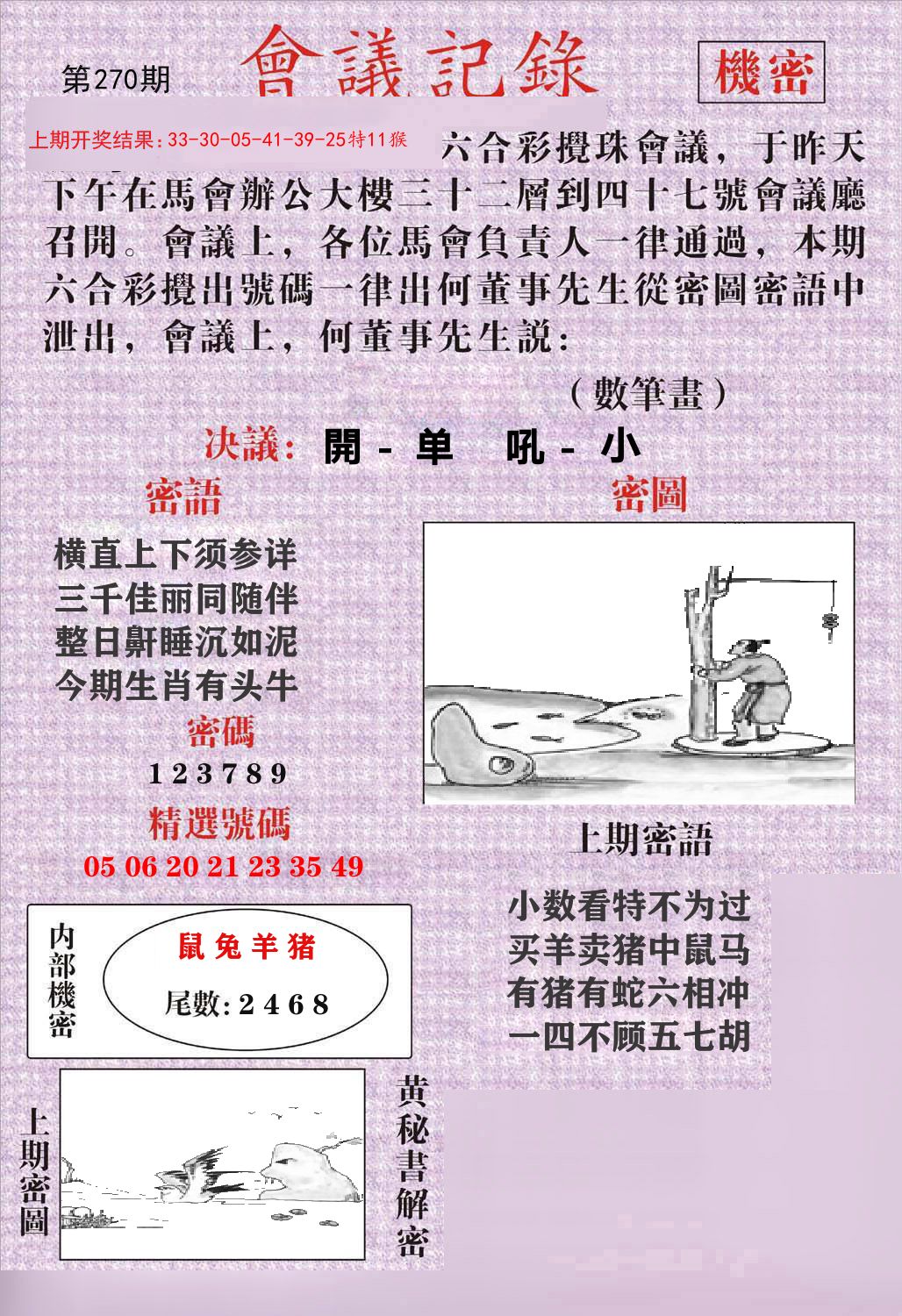 会议记录 第270期
