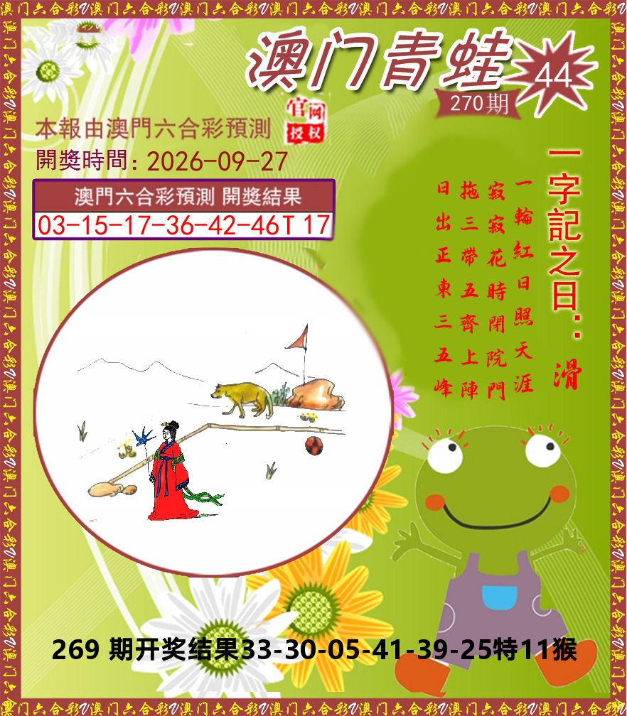 青蛙系列44 第270期