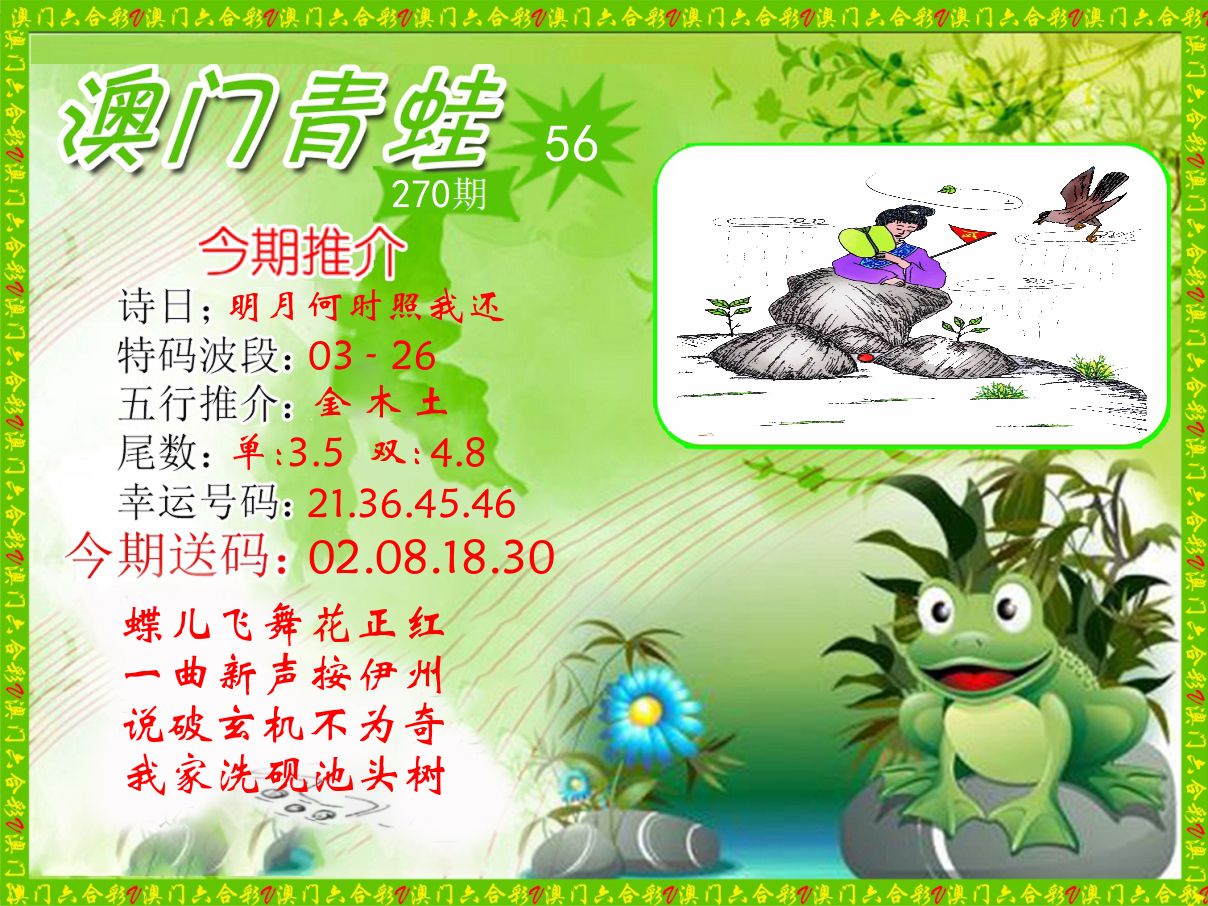 青蛙系列56 第270期