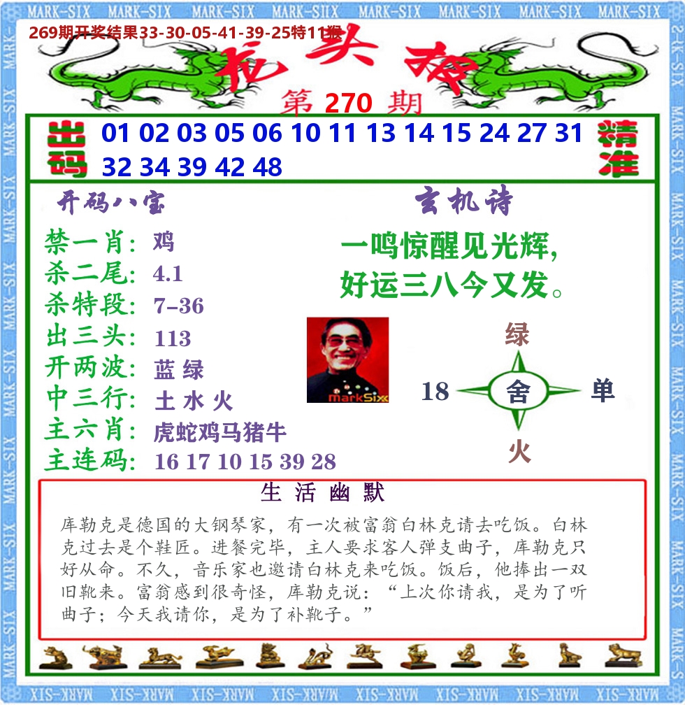 澳门龙头报 第270期
