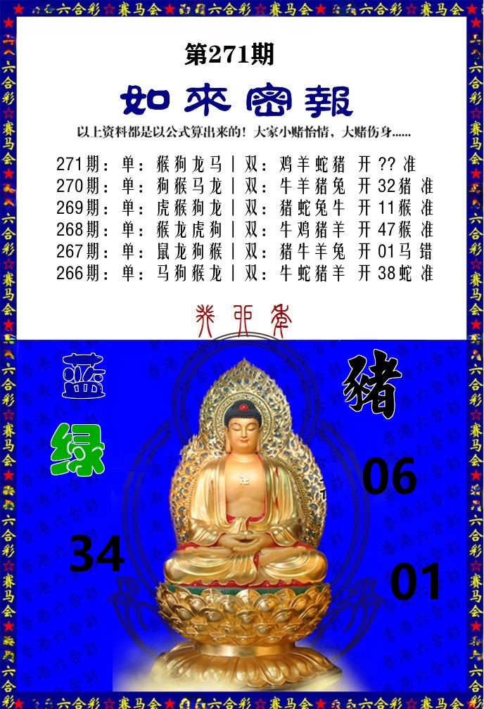 如来密报 第271期
