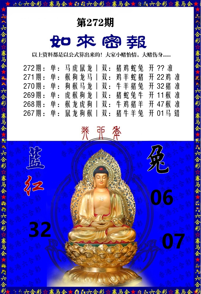 如来密报 第272期
