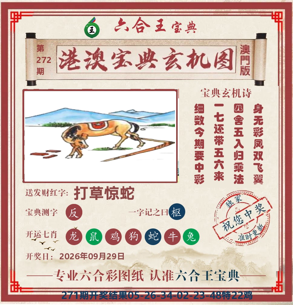 六合王宝典玄机 第272期