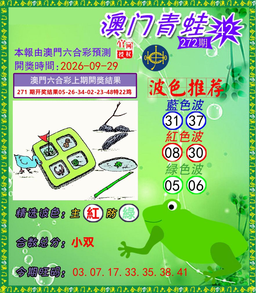 青蛙系列42 第272期