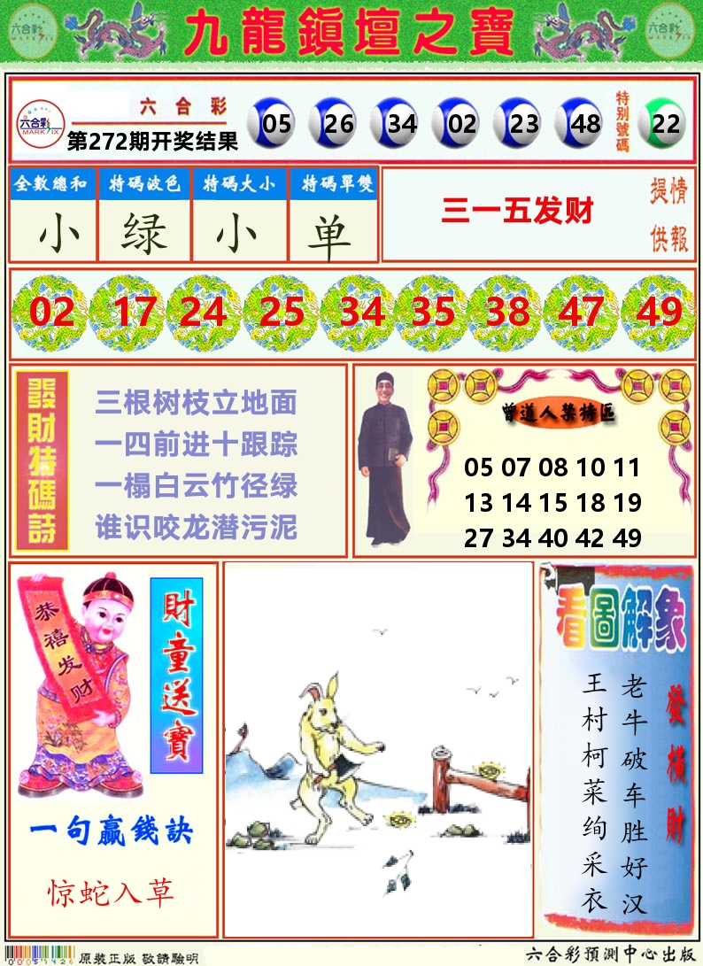 挂牌解特码A 第272期