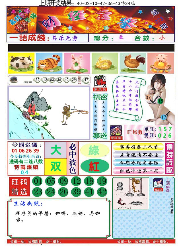 澳门财经宝鉴 第273期