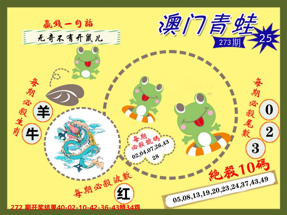 青蛙系列25 第273期