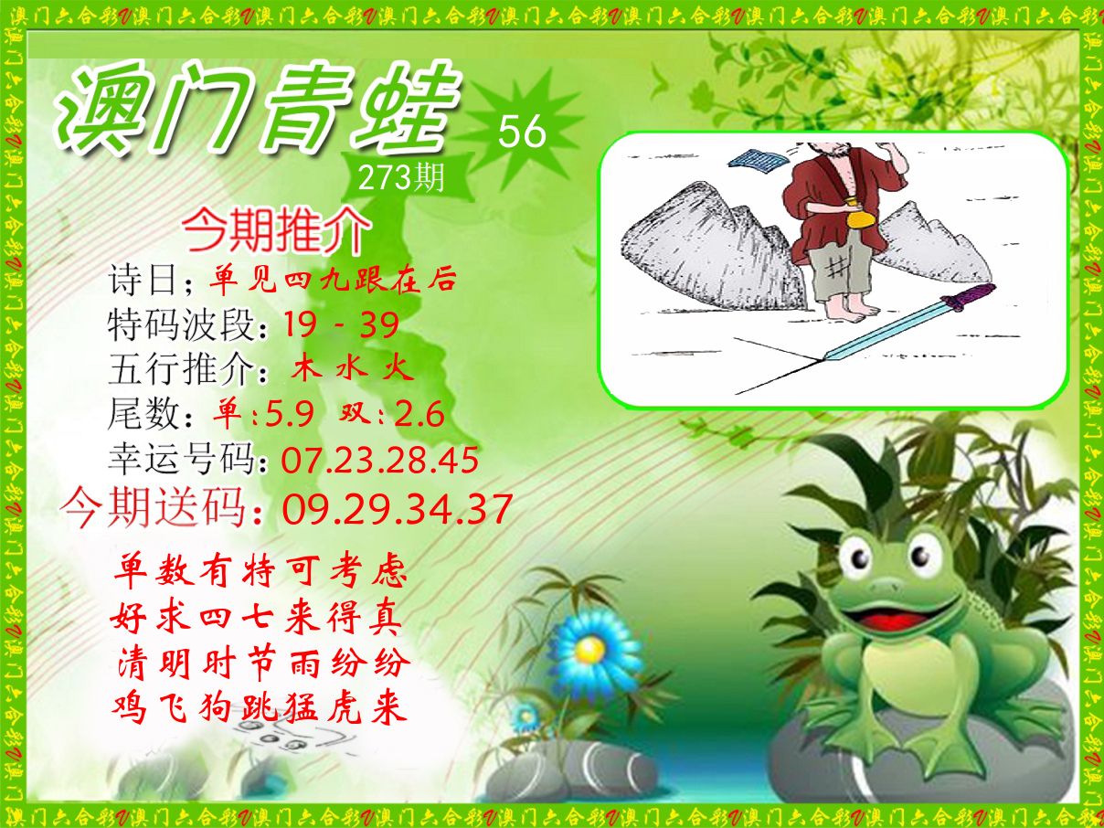 青蛙系列56 第273期