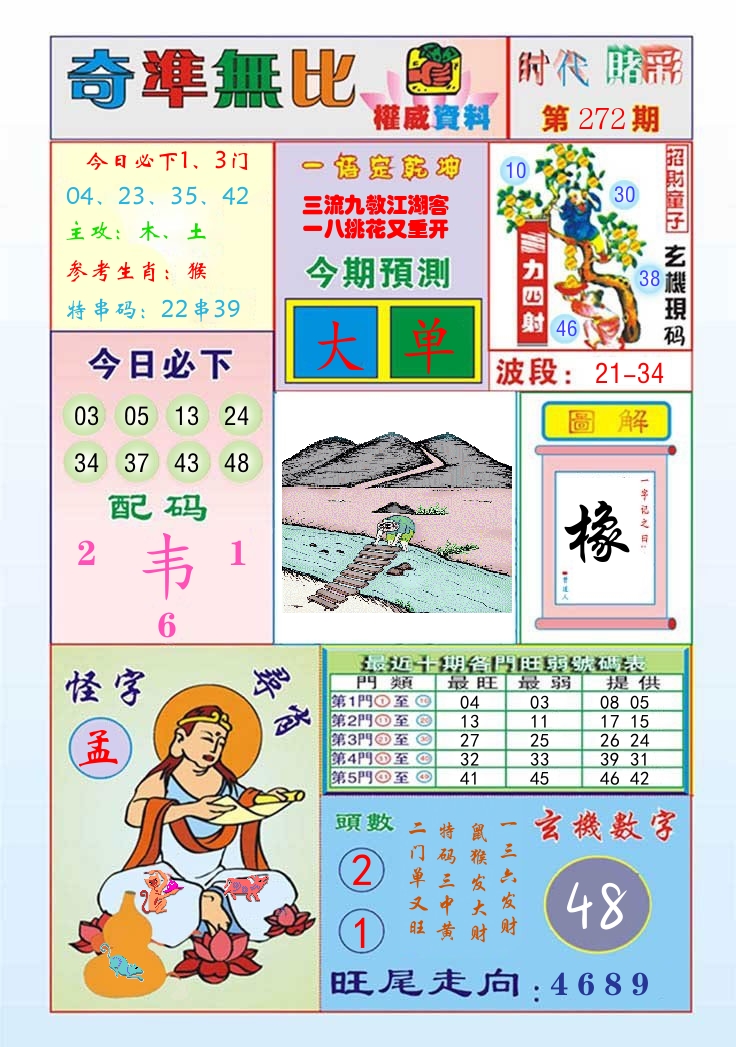 时代赌彩 第273期