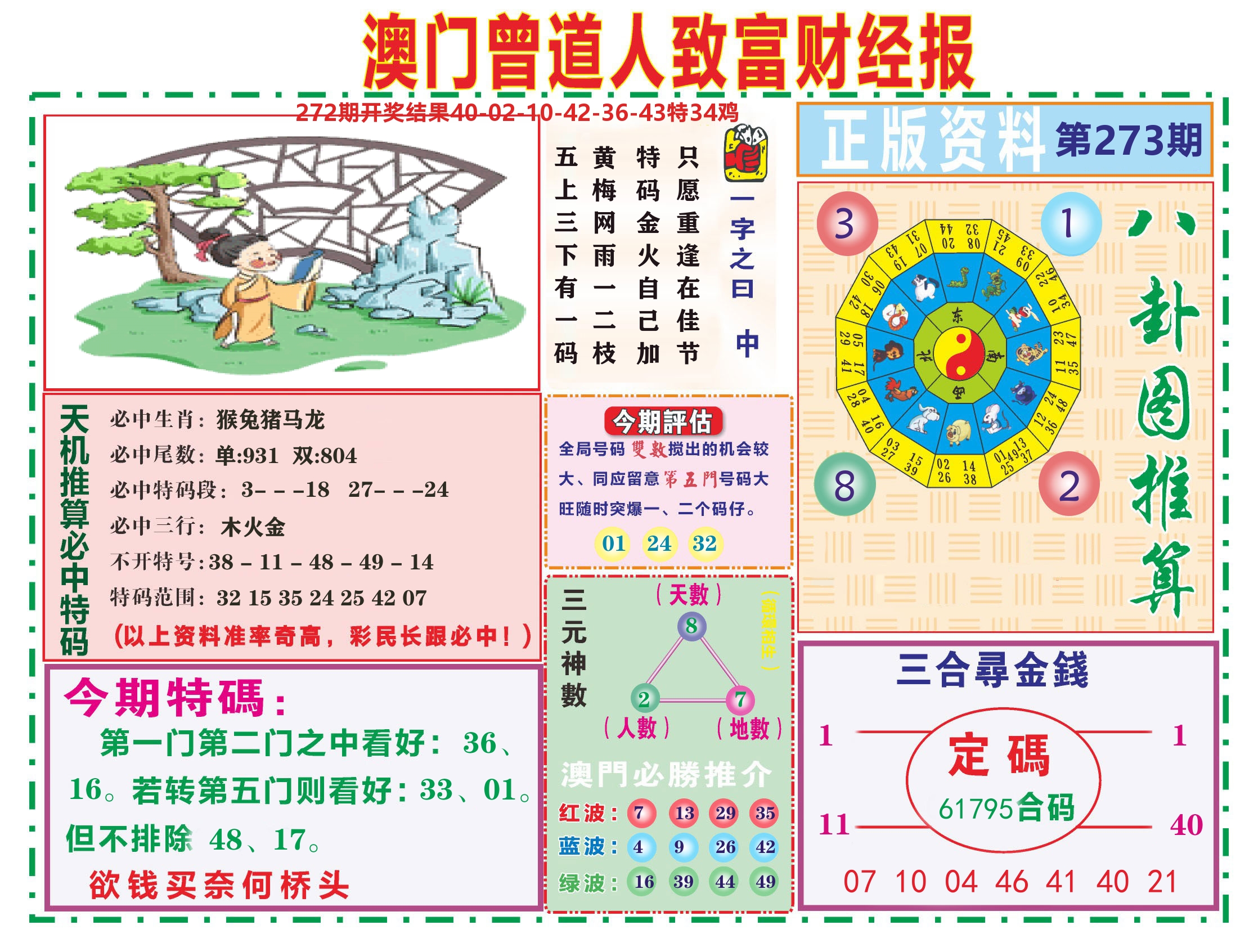 曾道人致富财经 第273期