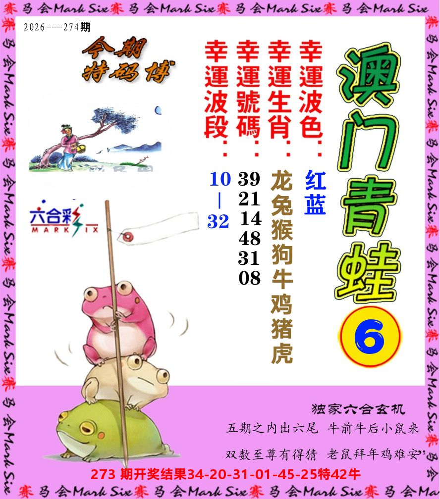 青蛙系列6 第274期