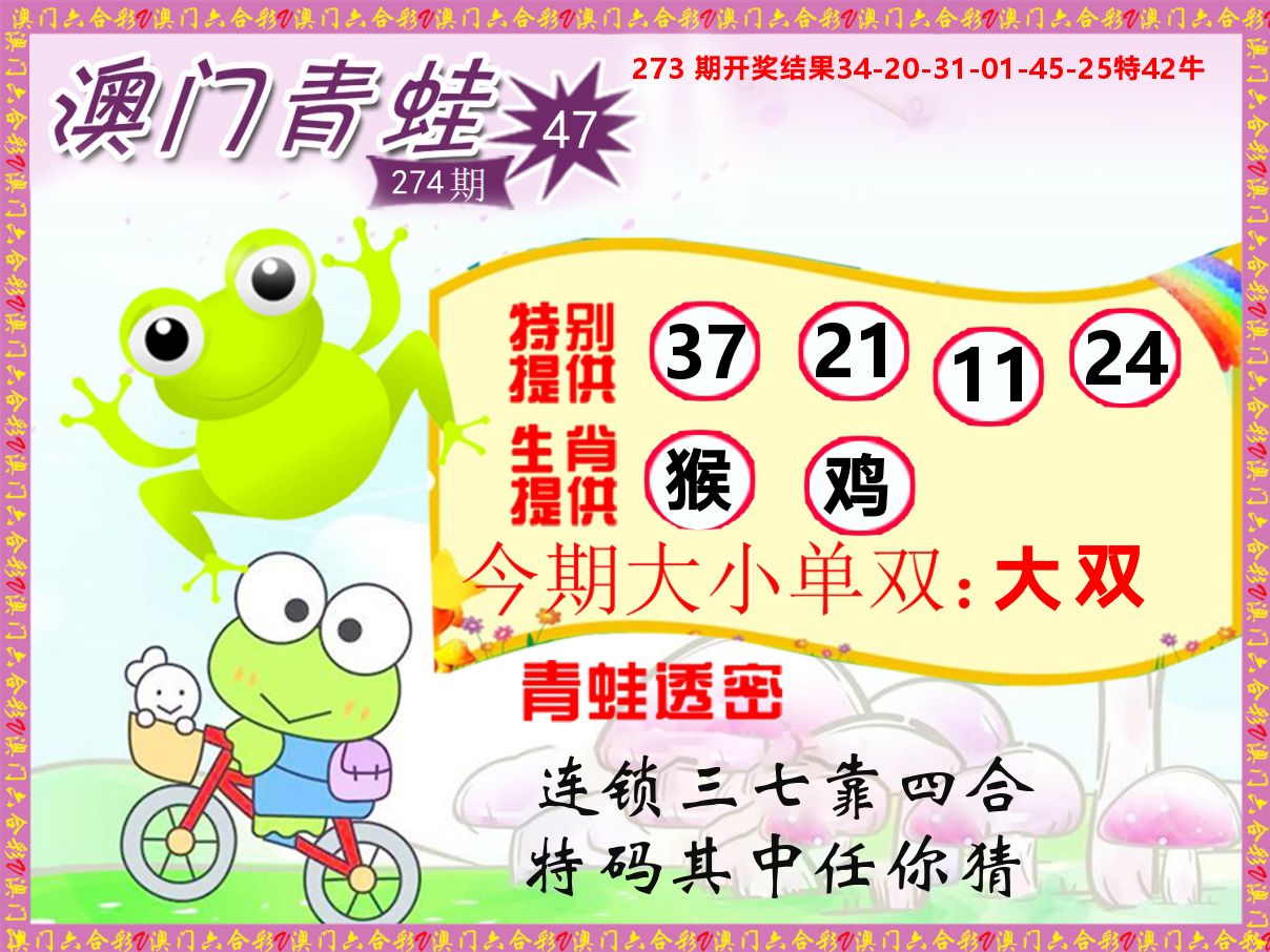 青蛙系列47 第274期