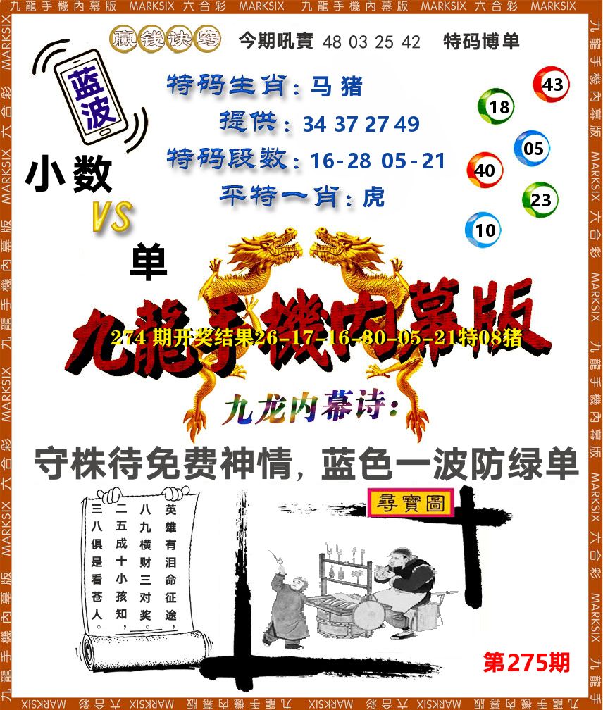 九龙手机内幕 第275期