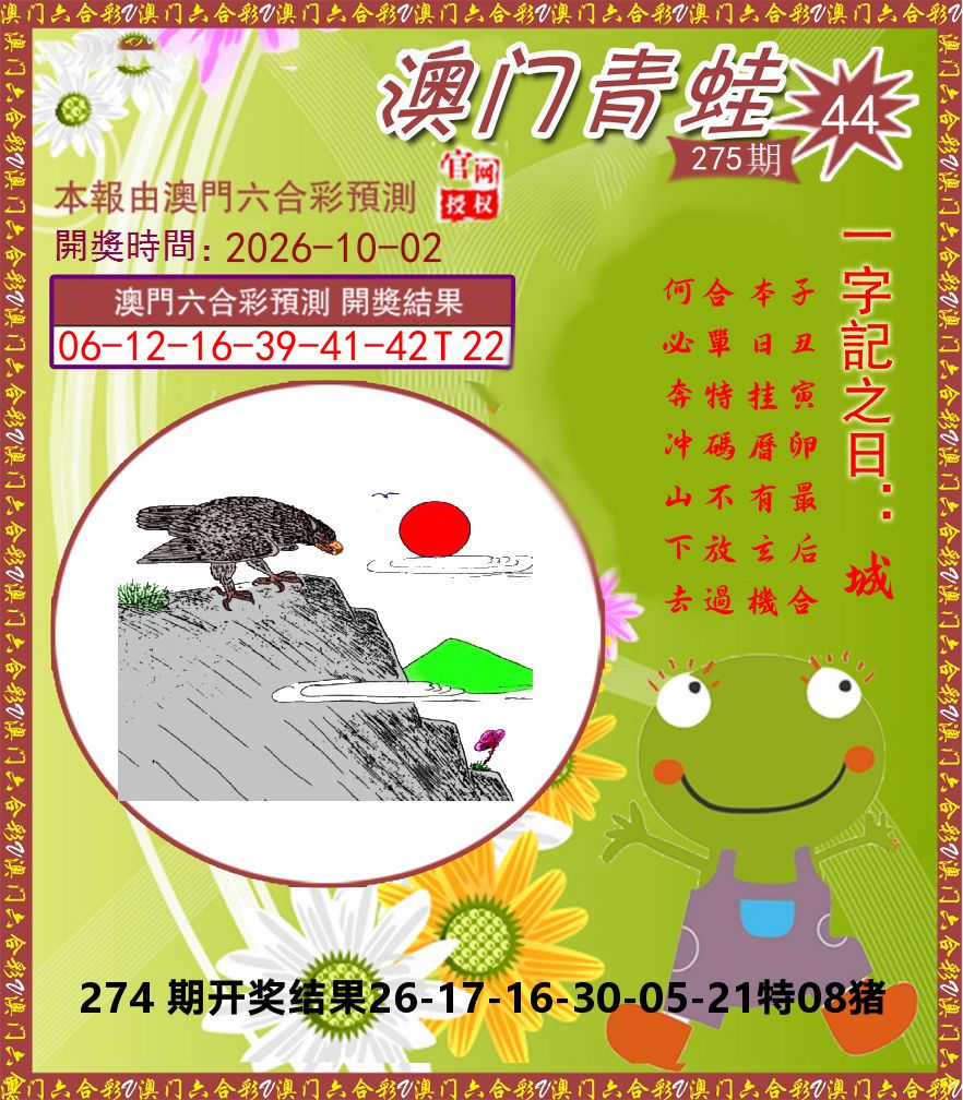 青蛙系列44 第275期