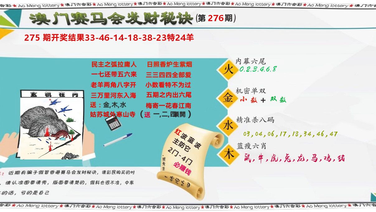 发财秘诀 第276期