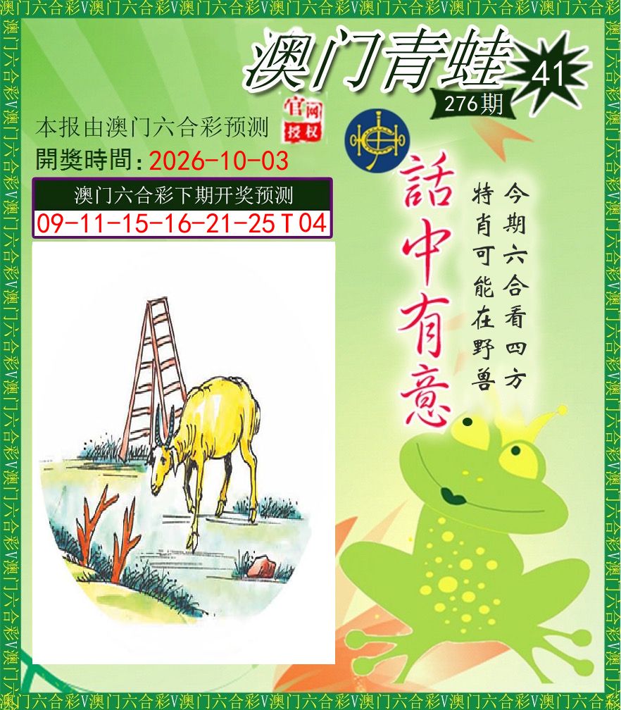 青蛙系列43 第276期