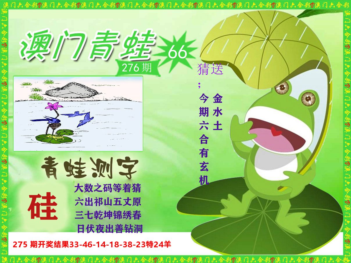 青蛙系列66 第276期