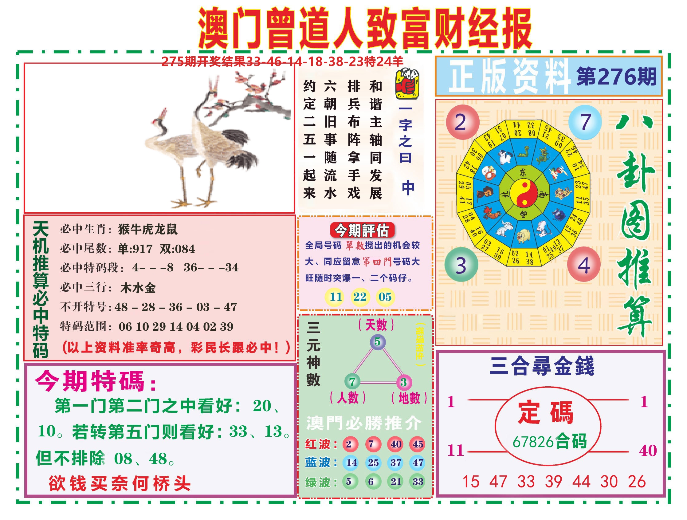 曾道人致富财经 第276期